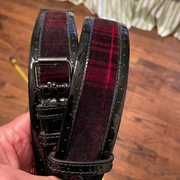 Jean Paul Gaultier Lizard Belt, brass hardware, sz40cm, GUC Men main image 3